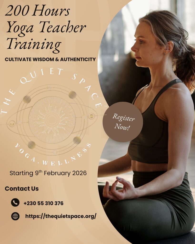 200 Hours Yoga Teacher Training at The Quiet Space – Yoga Wellness in Mauritius